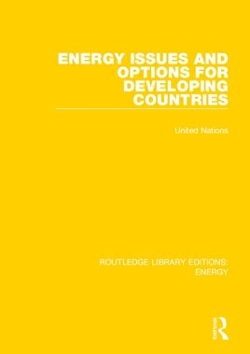 Energy Issues and Options for Developing Countries book