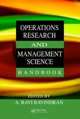 Operations Research and Management Science Handbook book