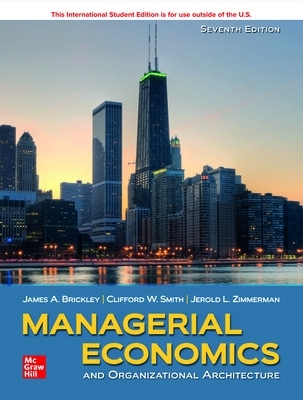 ISE Managerial Economics & Organizational Architecture book