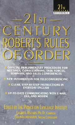 21st Century Robert's Rules Of Order book