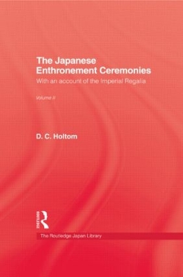 Japanese Enthronement Ceremonies book