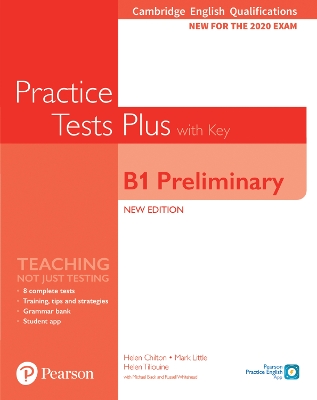 Cambridge English Qualifications: B1 Preliminary Practice Tests Plus with key book