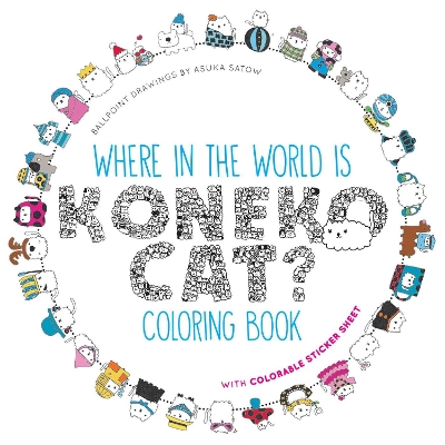 Where in the World Is Koneko Cat? Coloring Book book