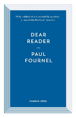 Dear Reader book