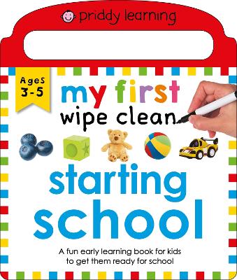 My First Wipe Clean: Starting School book