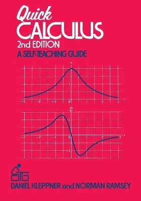 Quick Calculus book
