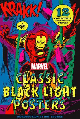 Marvel Classic Black Light Collectible Poster Portfolio book