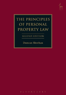 The The Principles of Personal Property Law by Duncan Sheehan