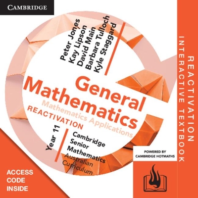 CSM AC General Mathematics Year 11 Reactivation (Card) book