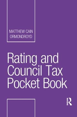 Rating and Council Tax Pocket Book by Matthew Cain Ormondroyd