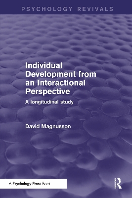 Individual Development from an Interactional Perspective book