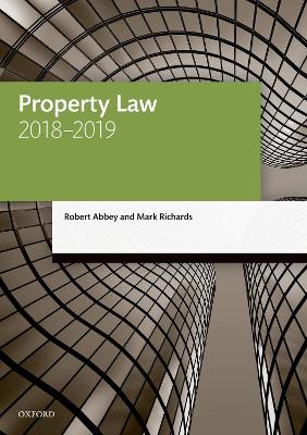 Property Law 2018-2019 book