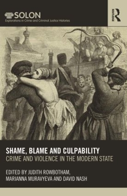 Shame, Blame, and Culpability book