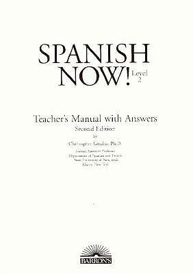 Spanish Now!: Level 2: Teacher's Manual for Level Two Workbook book