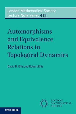 Automorphisms and Equivalence Relations in Topological Dynamics book