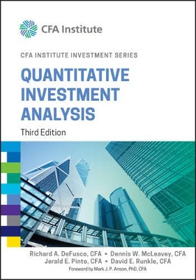 Quantitative Investment Analysis book