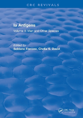 Ia Antigens: Volume II: Man and Other Species by David Ferrone