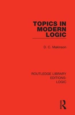 Topics in Modern Logic book