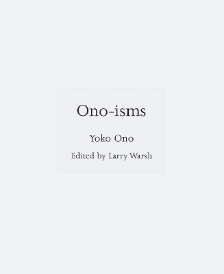 Ono-isms book