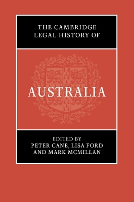 The Cambridge Legal History of Australia book