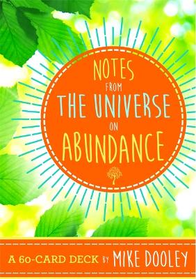 Notes from the Universe on Abundance: A 60-Card Deck book