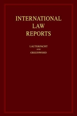 International Law Reports book