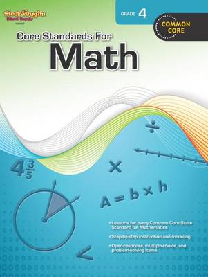 Core Standards for Math, Grade 4 book