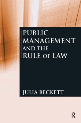 Public Management and the Rule of Law book