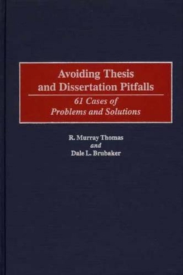 Avoiding Thesis and Dissertation Pitfalls book