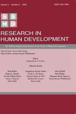Successful Aging: A Special Issue of research in Human Development by Susan Krauss Whitbourne