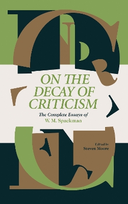 On The Decay Of Criticism book