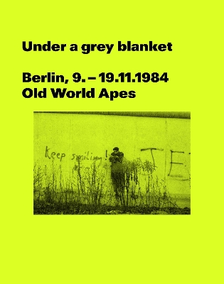 Under a grey blanket: Berlin, 9. - 19.11.1984. Old World Apes book