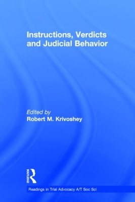 Instructions, Verdicts, and Judicial Behavior book