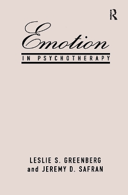 Emotion In Psychotherapy book