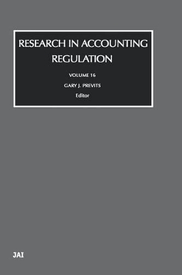 Research in Accounting Regulation by Gary Previts