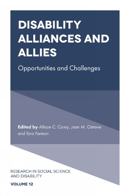 Disability Alliances and Allies: Opportunities and Challenges book