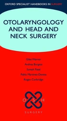 Otolaryngology and Head and Neck Surgery book