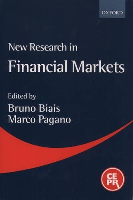 New Research in Financial Markets by Bruno Biais