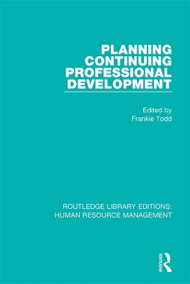 Planning Continuing Professional Development book