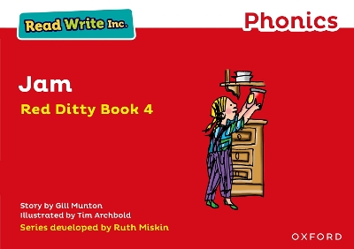 Read Write Inc. Phonics: Red Ditty Book 4 Jam book