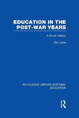 Education in the Post-War Years book