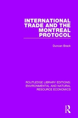 International Trade and the Montreal Protocol book