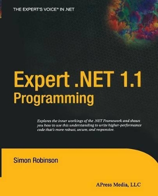 Expert .NET 1.1 Programming book