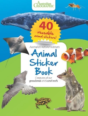 Animal Sticker Book: Reefs and Grasslands book