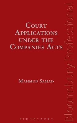 Court Applications under the Companies Acts book