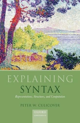 Explaining Syntax: Representations, Structures, and Computation book