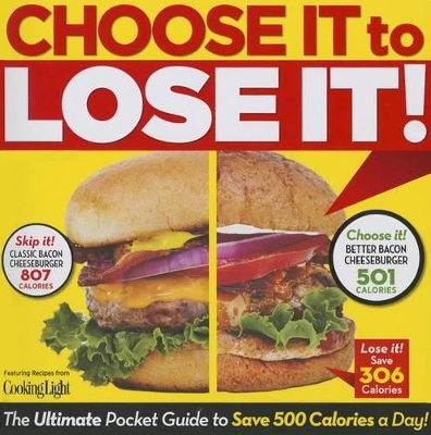 Choose It to Lose It!: The Ultimate Pocket Guide to Save 500 Calories a Day! book