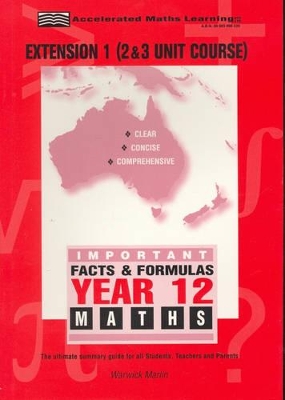 Facts & Formulas: Year 12/3 Unit Hsc book