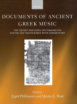 Documents of Ancient Greek Music book