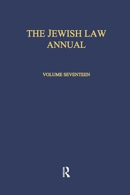 Jewish Law Annual book